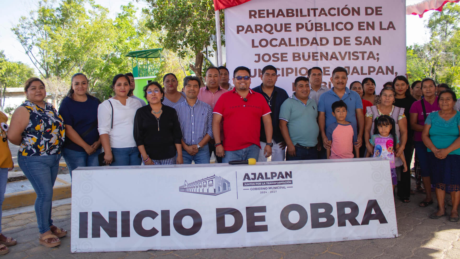 ARRANCA REMODELACIÓN DEL PARQUE EN SAN JOSÉ BUENAVISTA